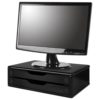 SUPORTE P MONITOR BLACK PIANO 2 GAVETAS